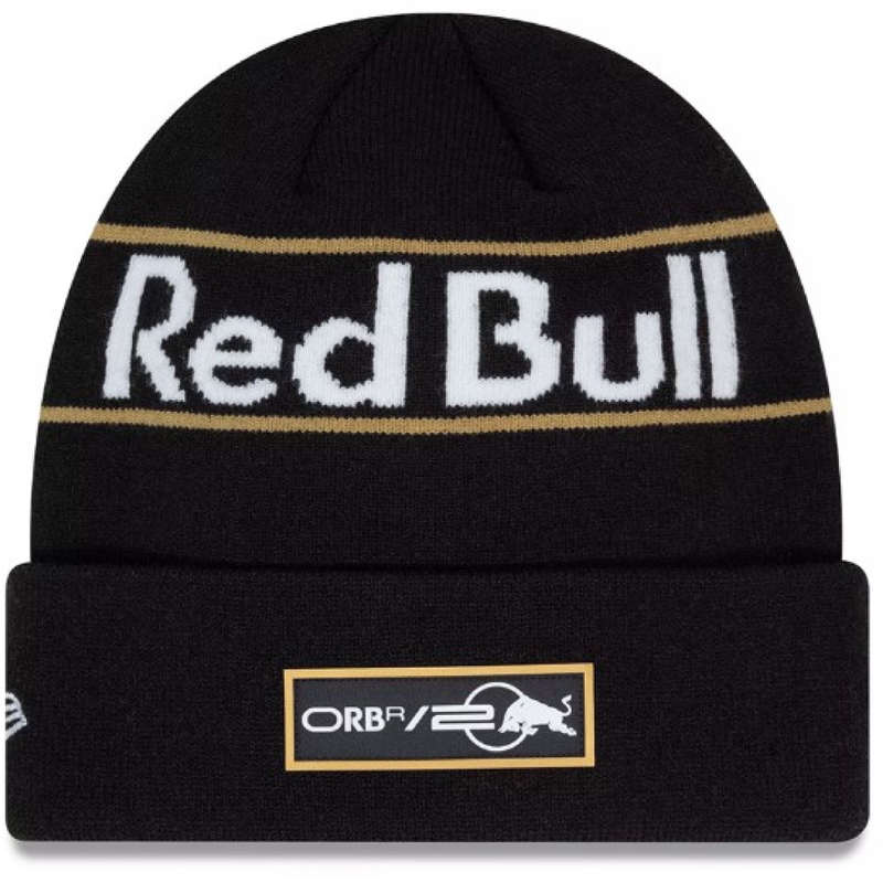 "Red Bull Racing F1" auksinio leidimo kepurė juoda