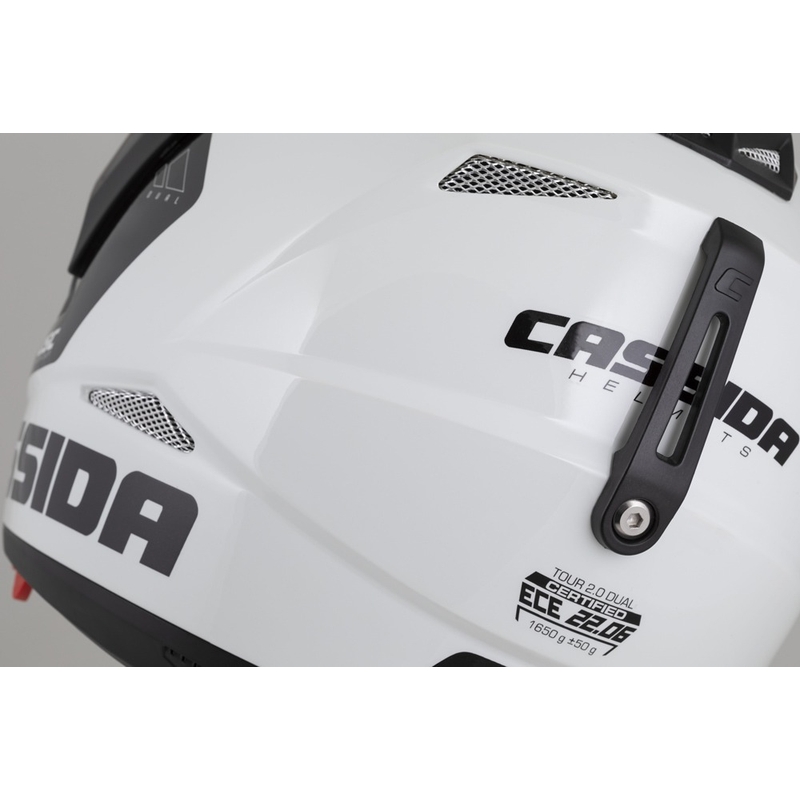 Enduro šalmas Cassida Tour 2.0 Dual matinis smėlio juodos spalvos