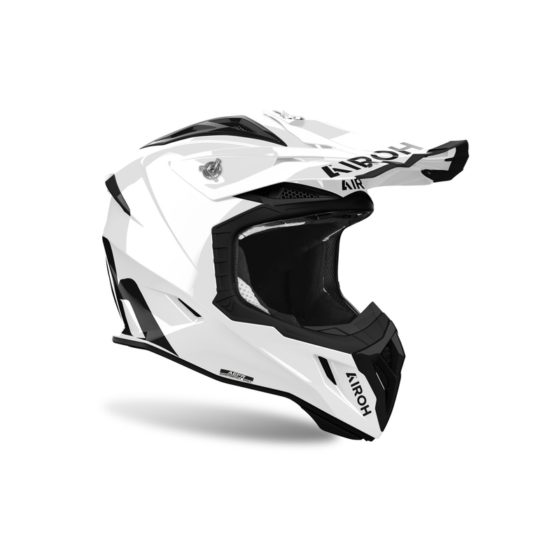 Motokroso šalmas Airoh Aviator ACE 2 Spalva balta blizgi
