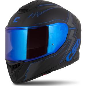 Integral motociklininko šalmas Cassida Integral GT 2.1 Flash black-blue-grey