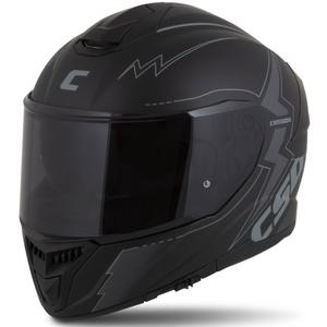 "Cassida Integral GT 2.1 Flash Black-Grey Integral" motociklininko šalmas