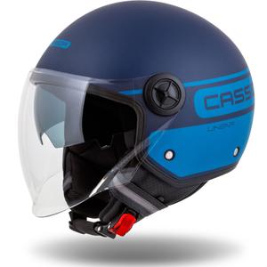 "Cassida Handy Plus Linear" atviras motociklininko šalmas mėlynas