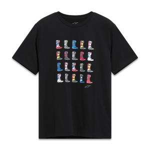 Marškinėliai Alpinestars Many CSF juodi