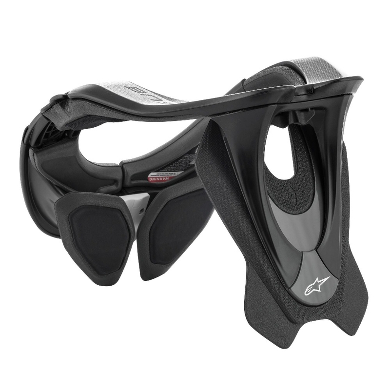 Alpinestars BNS Tech-2 kaklinės stuburo dalies apsauga juodai pilka