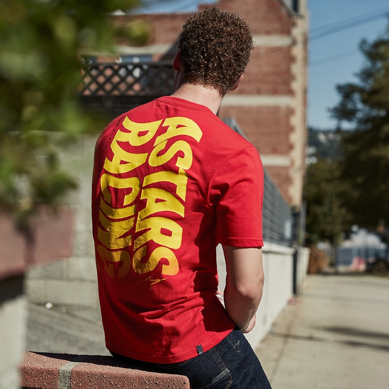 Marškinėliai Alpinestars Swerve CSF red