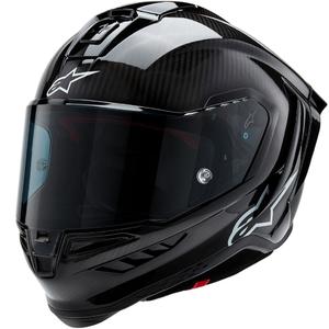 Alpinestars Supertech R-10 Solid Black Integral Motociklininko šalmas