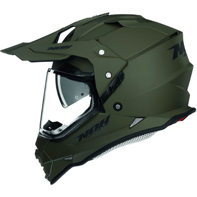Enduro šalmas NOX N312 žalias matinis