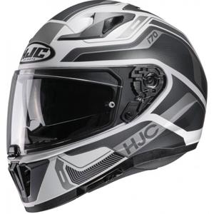HJC I70 Lonex MC5SF integralus motociklininko šalmas baltai pilkas išpardavimas