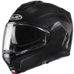 Sulankstomas motociklininko šalmas HJC I100 Solid metal black