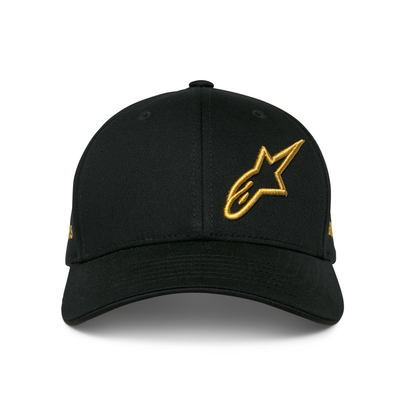 Alpinestars Sessionized Snapback kepurė juoda ir auksinė