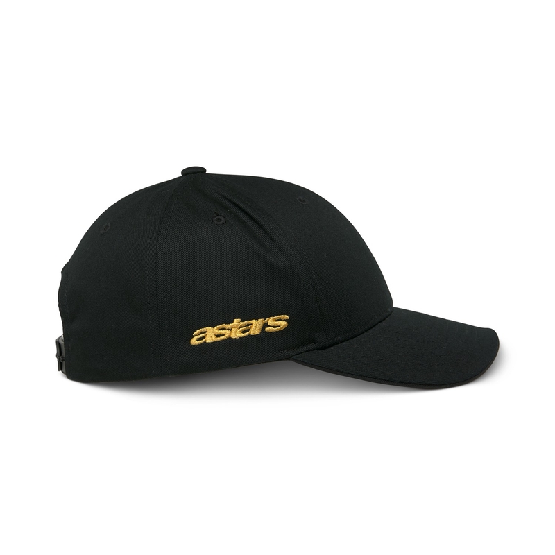 Alpinestars Sessionized Snapback kepurė juoda ir auksinė