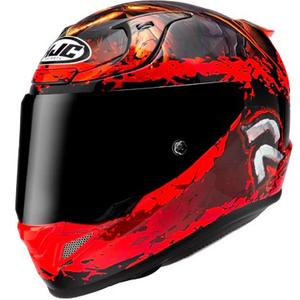Integruotas šalmas HJC RPHA 12 Diablo Blizzard raudonas išpardavimas