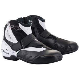 "Alpinestars SMX-1 R Vented Black and White" motociklininko batai