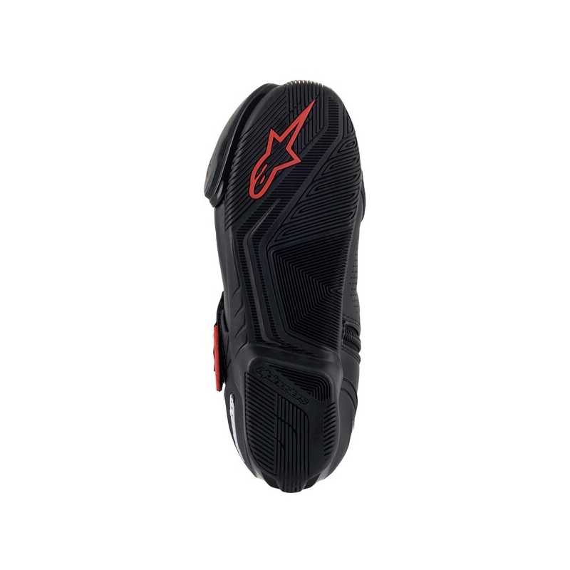 Alpinestars SMX-1 R ventiliuojami juodai raudoni motociklininko batai