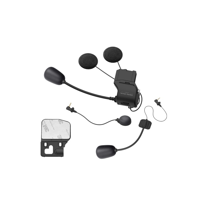 50S SOUND BY Harman Kardon ausinėms skirtas šalmo laikiklis su priedais