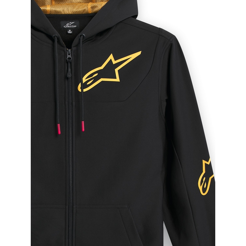Alpinestars Sessions 3 Hoodie juoda ir auksinė