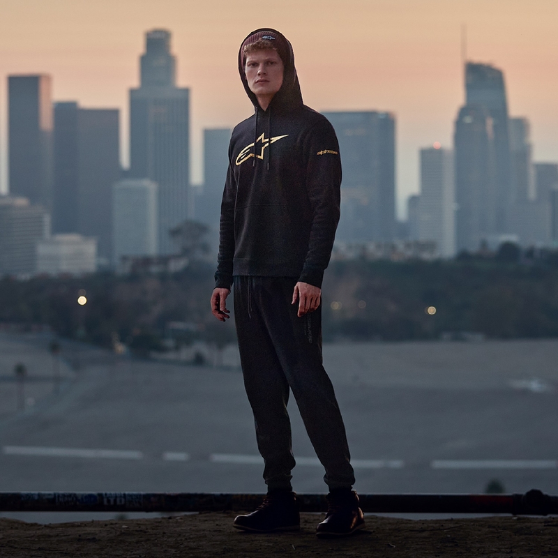 "Alpinestars Gilded Hoodie" juodos ir auksinės spalvos