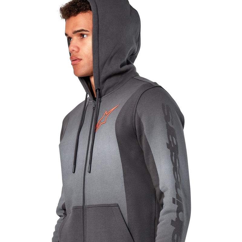 Mikina Alpinestars Arising Hoodie tmavě šedo-světle šedá