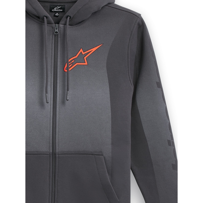 Mikina Alpinestars Arising Hoodie tmavě šedo-světle šedá