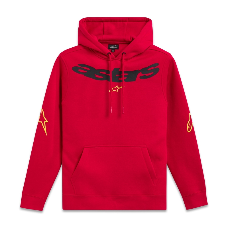 Mikina Alpinestars Elliptic Hoodie červená