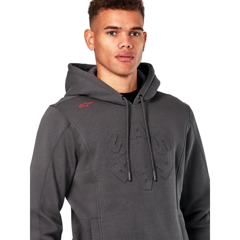 Mikina Alpinestars Substratus Hoodie šedá