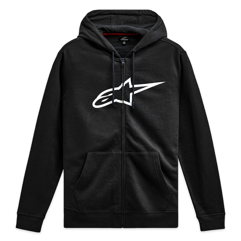 Alpinestars Ageless Zip Hoodie 3 black and white