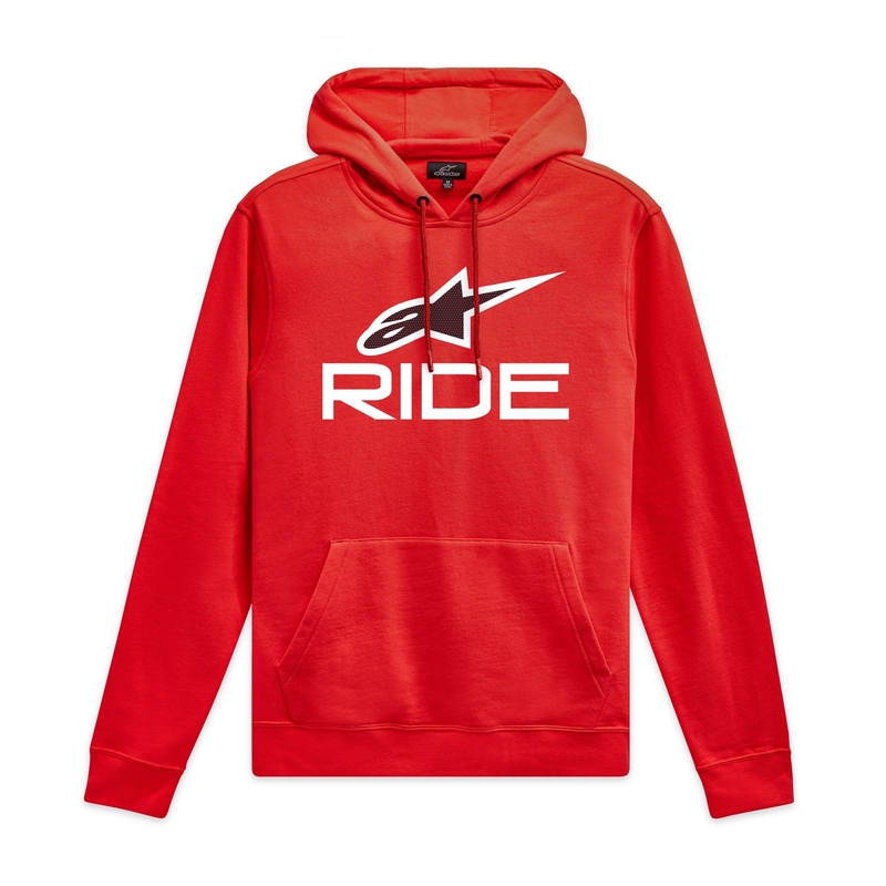 Alpinestars Ride 4.0 džemperis raudonos, baltos ir juodos spalvos