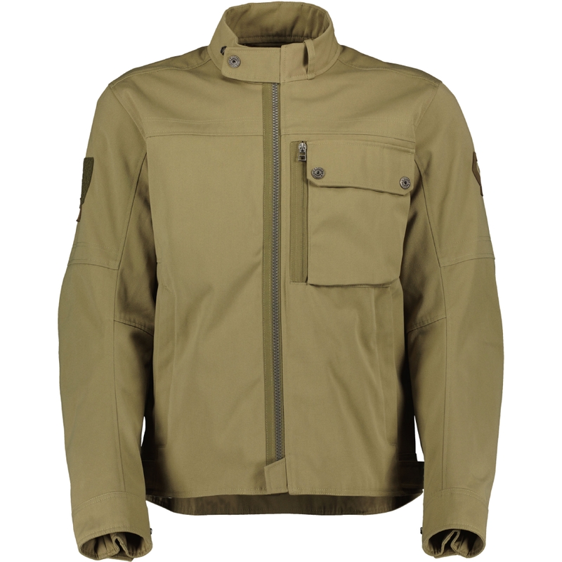 Motociklininko striukė SCOTT JACKET VINTAGE COVERT žalia