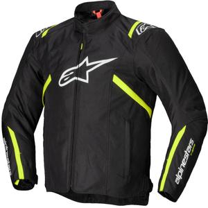 "Alpinestars T-SPS 2" neperšlampama juoda, balta ir fluo geltona motociklininko striukė