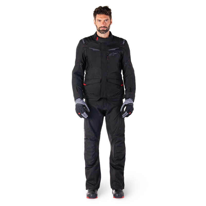 "Alpinestars ST-1" vandeniui atspari juoda motociklininko striukė
