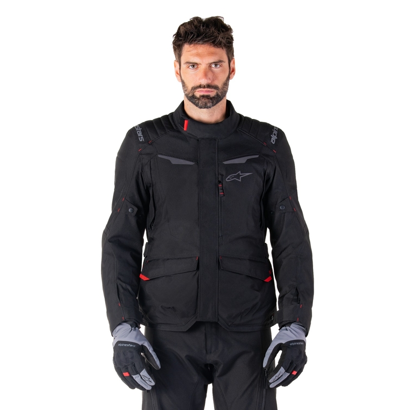 "Alpinestars ST-1" vandeniui atspari juoda motociklininko striukė