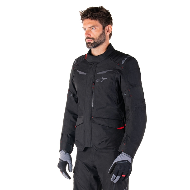 "Alpinestars ST-1" vandeniui atspari juoda motociklininko striukė