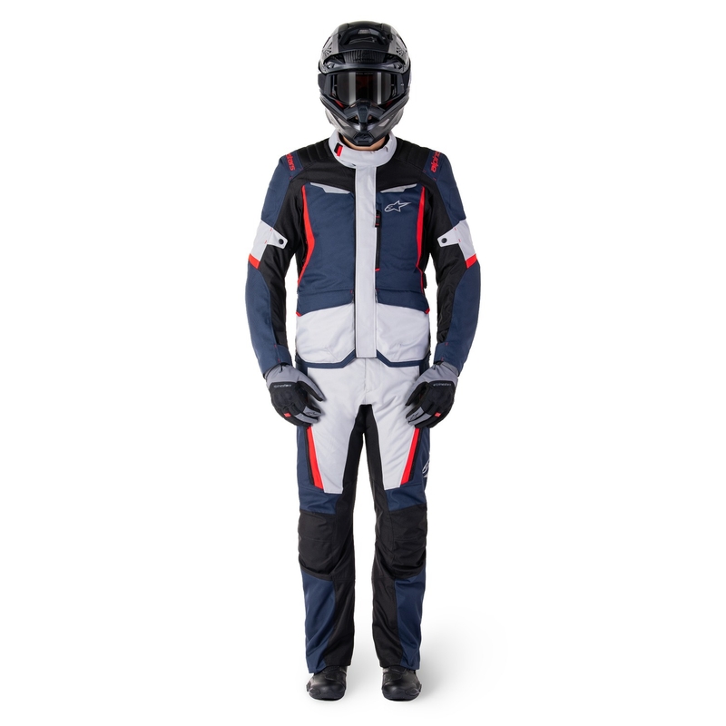 Alpinestars ST-1 neperšlampama motociklininko striukė tamsiai mėlyna-juoda-raudona