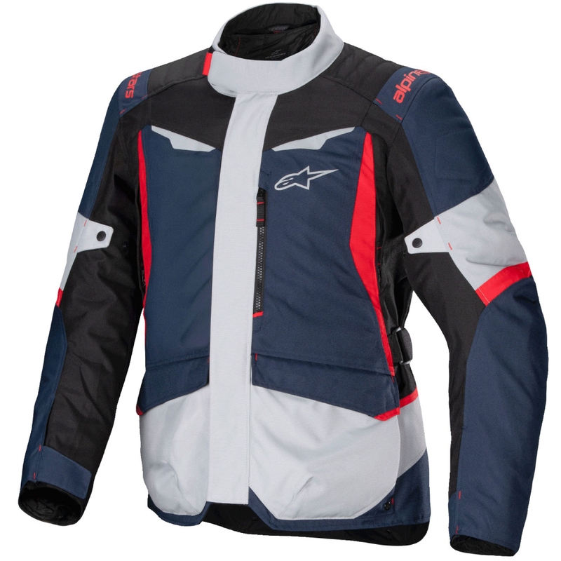 Alpinestars ST-1 neperšlampama motociklininko striukė tamsiai mėlyna-juoda-raudona