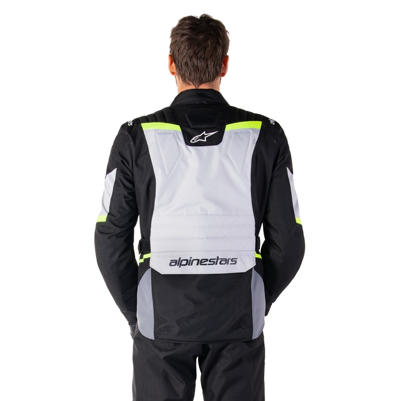 Alpinestars ST-1 Neperšlampama pilkai juoda-juoda-fluo geltona motociklininko striukė
