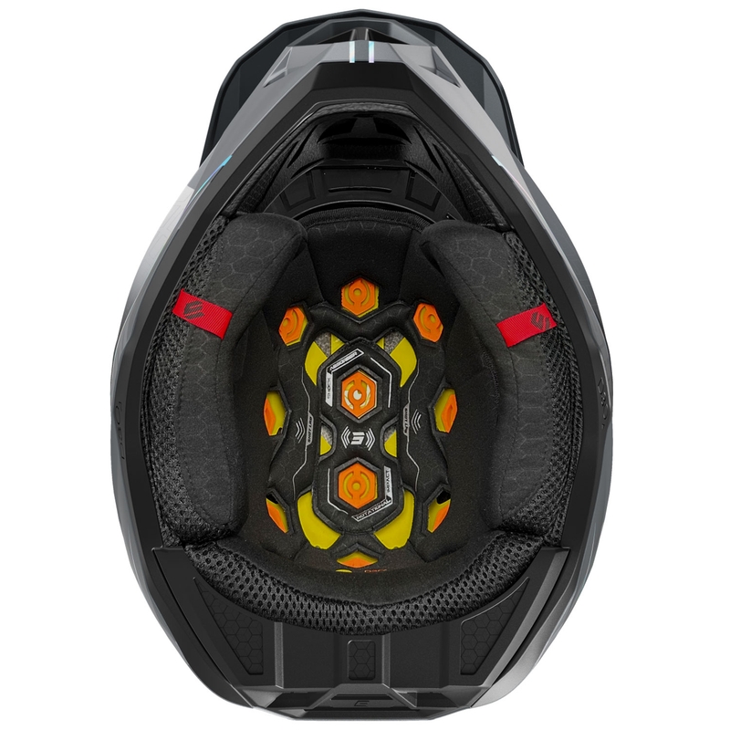 Motokroso šalmas "Shot Lite Challenger pearl grey holographic