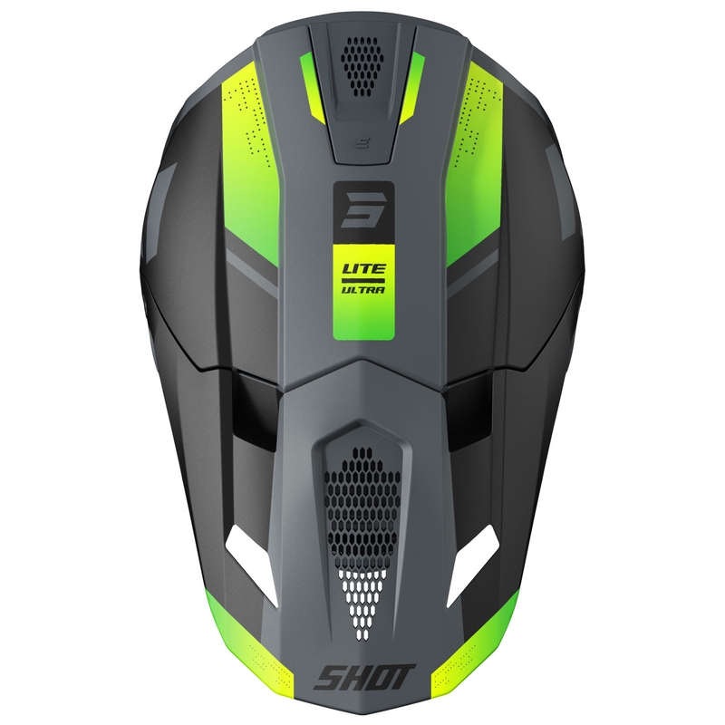 Motokroso šalmas "Shot Lite Ultra matt fluo yellow