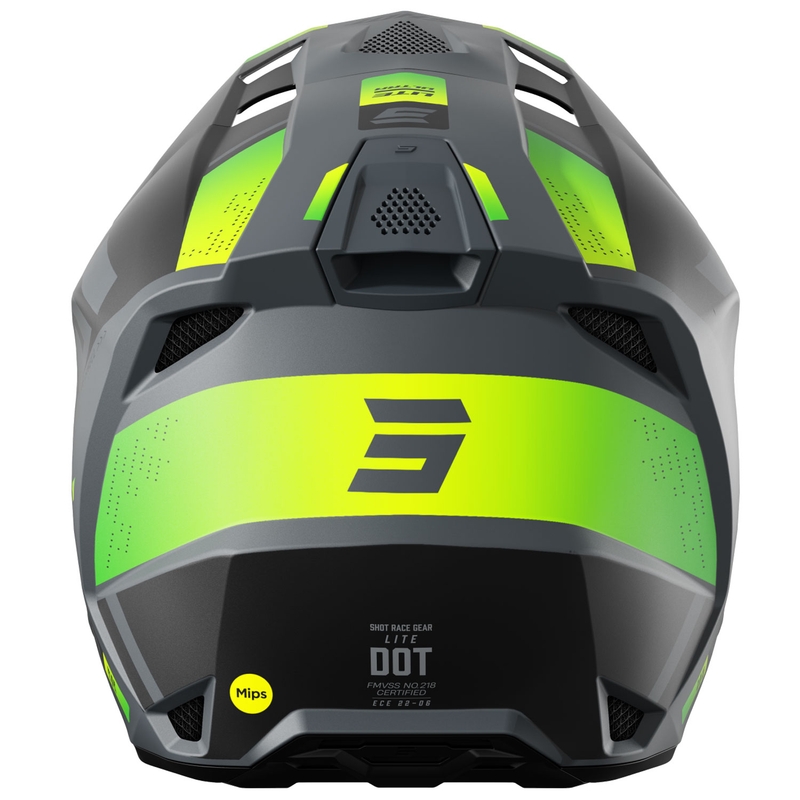 Motokroso šalmas "Shot Lite Ultra matt fluo yellow