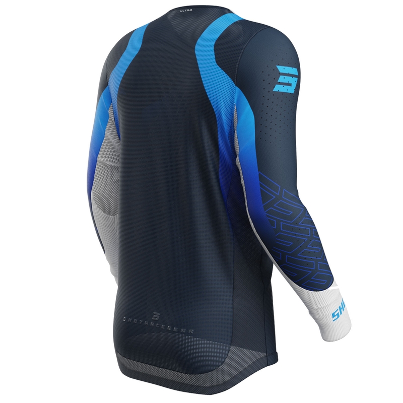 Motokroso marškinėliai Shot Aerolite Ultra Blue