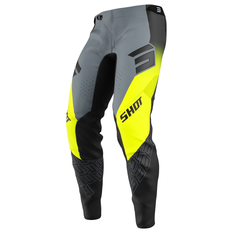 Motokroso kelnės Shot Aerolite Ultra Fluo Yellow