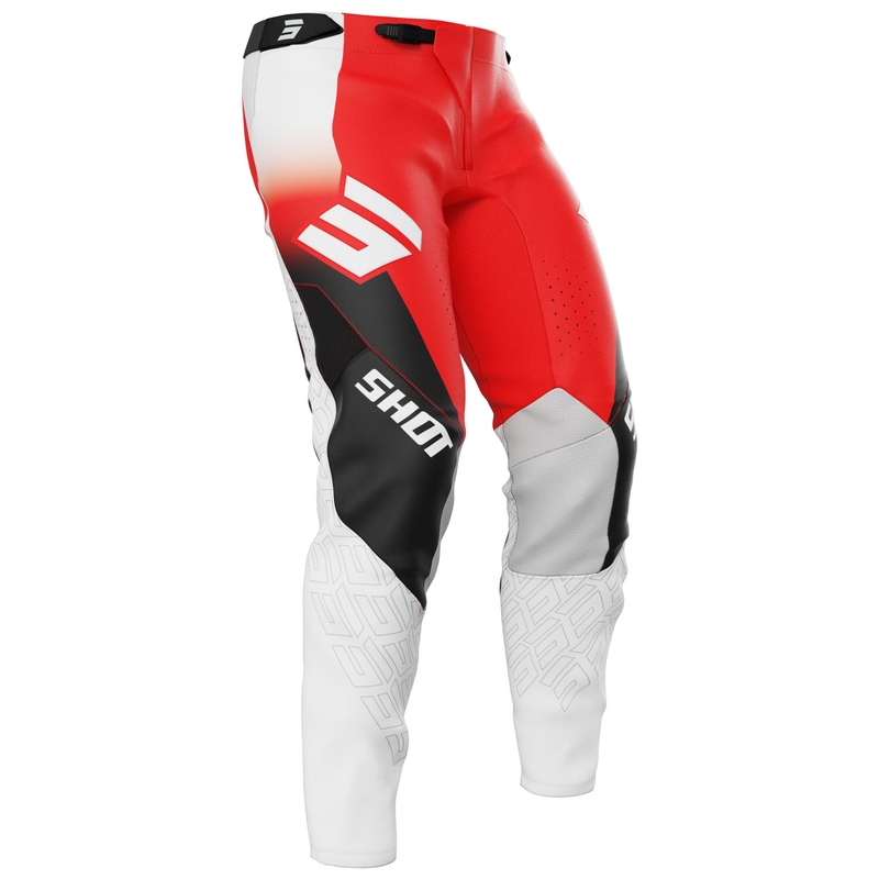 Motokroso kelnės Shot Aerolite Ultra Red