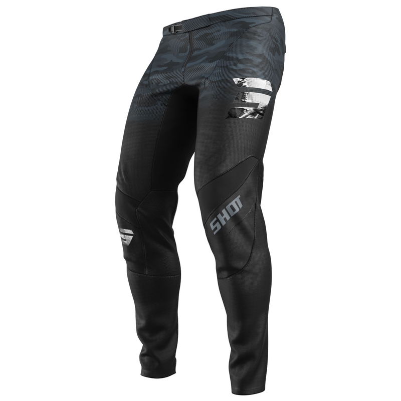 Motokroso kelnės Shot Contact Tactic black-grey