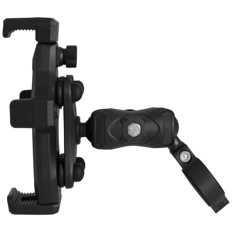 Antivibracinis motociklo laikiklis su užraktu MotoZem M25-1 juodas