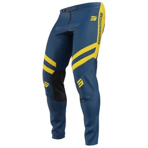 Motokroso kelnės Shot Contact Mythic blue-yellow