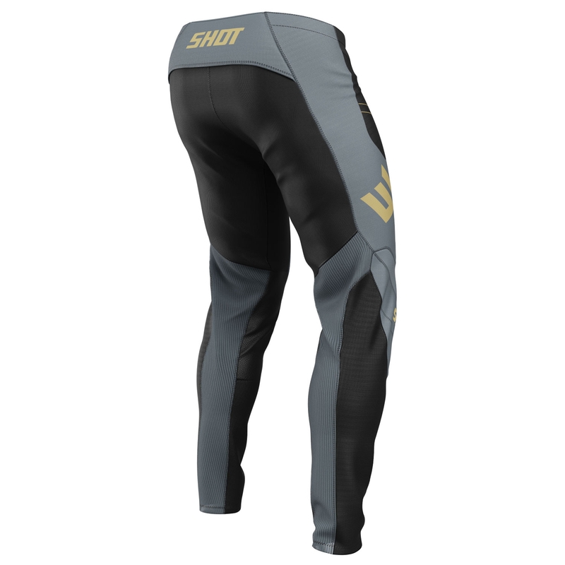 Motokroso kelnės Shot Contact Shield gold