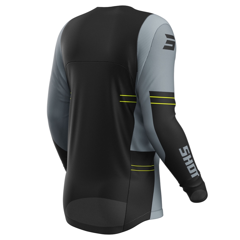 Motokroso marškinėliai Shot Contact Shield fluo yellow