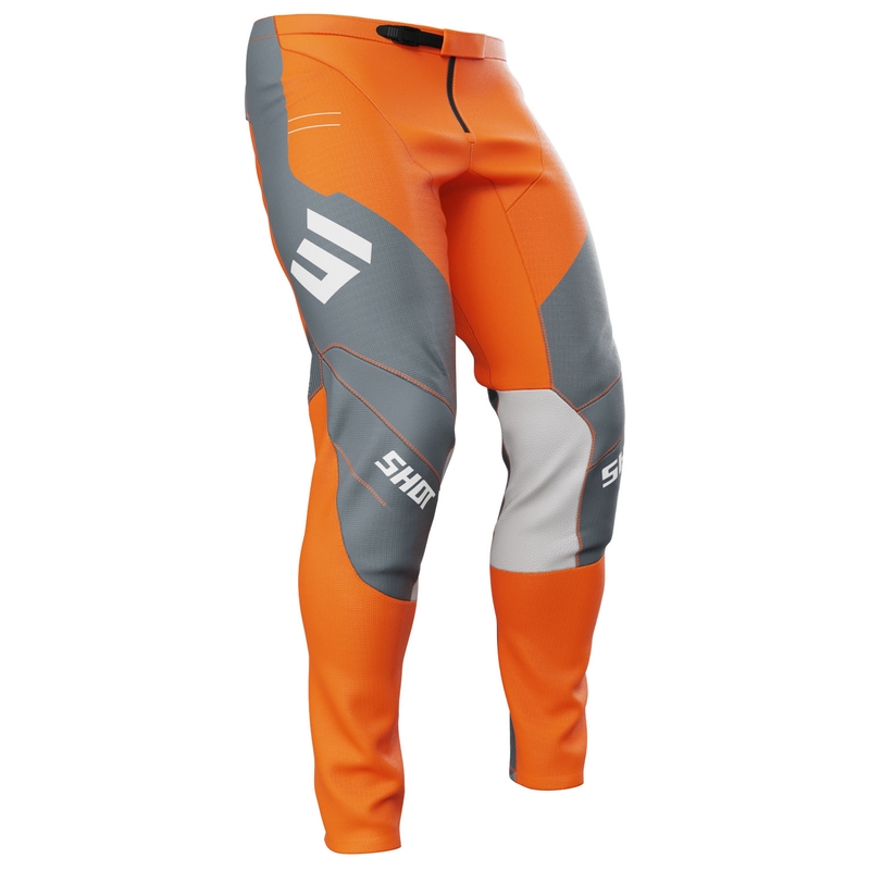 Motokroso kelnės Shot Contact Shield orange