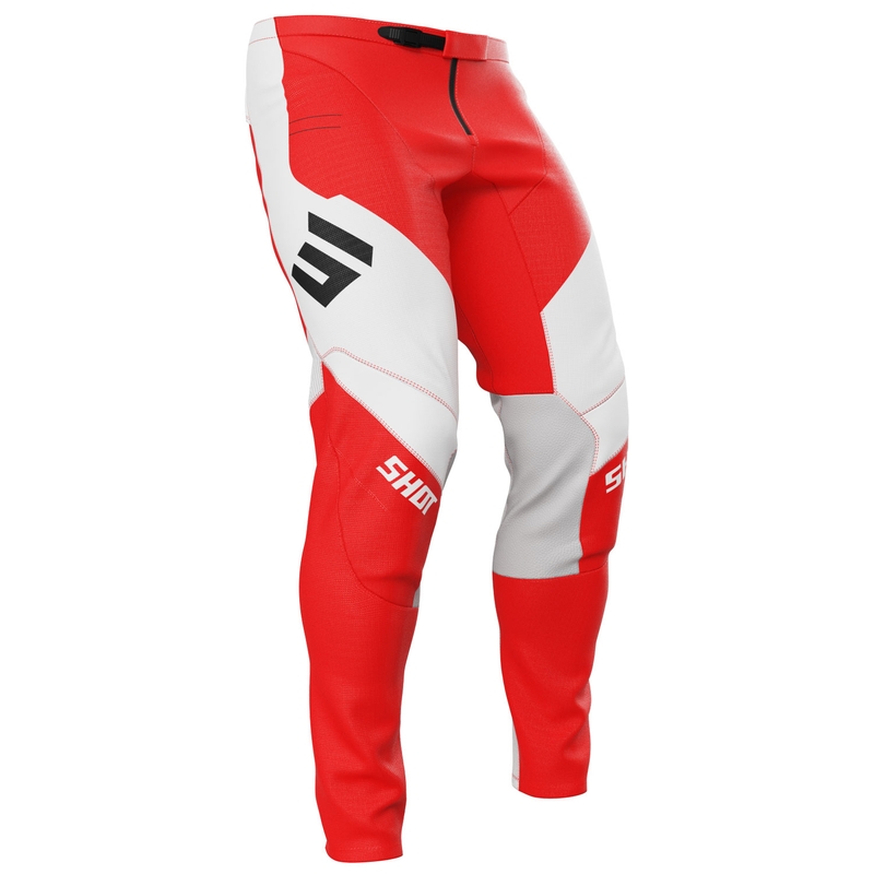 Motokroso kelnės Shot Contact Shield red