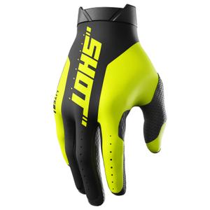 Motokroso pirštinės Shot Lite Pro fluo yellow