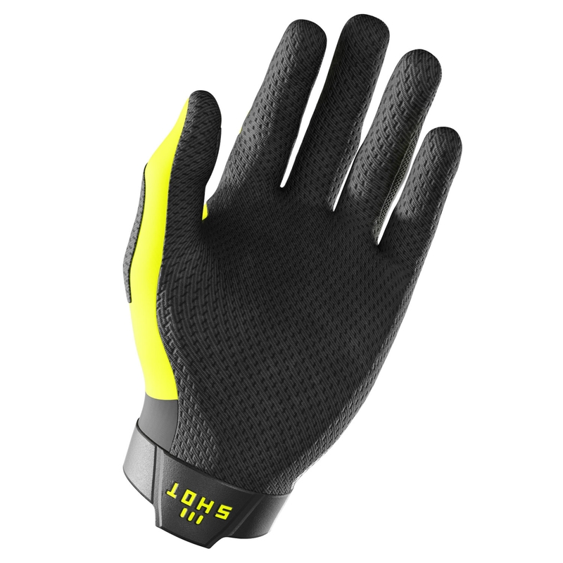 Motokroso pirštinės Shot Lite Pro fluo yellow